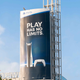 A Sony PS5 billboard towers over Hollywood.